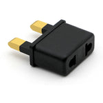 Adaptador de Ficha US/EU para Ficha do Reino Unido, Conversor de Tomada para Viagem