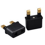 Adaptador de Ficha US/EU para Ficha do Reino Unido, Conversor de Tomada para Viagem