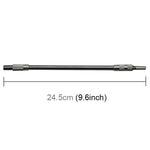 Eixo flexível dedicado para broca elétrica recarregável de metal, varas de broca de torque, comprimento: 24,5 cm