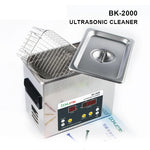 Limpeza Ultrassónica BAKU BK-2000 120W 3.36L com Ecrã LCD e Cesto, AC 220V, Plug UE, BK-2000 120W 3.36L 220V