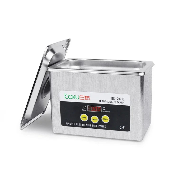 Limpeza Ultrassónica BAKU BK-2400 35W 0.8L com Ecrã LCD, AC 220V, BK-2400 35W 0.8L 220V