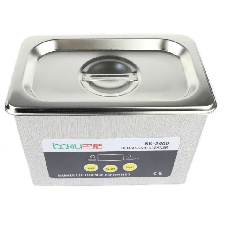 Limpeza Ultrassónica BAKU BK-2400 35W 0.8L com Ecrã LCD, AC 220V, BK-2400 35W 0.8L 220V