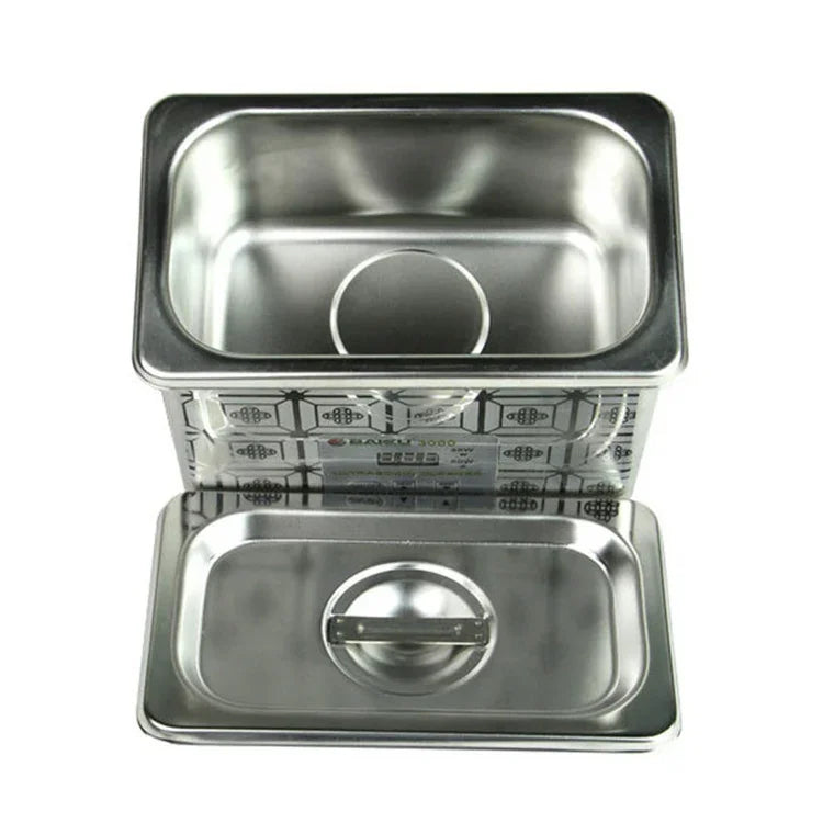 Limpeza Ultrassónica BAKU BK-3050 35W / 50W Ajustável 0.8L com Ecrã LCD, AC 220V, BK-3050 35W / 50W 0.8L 220V