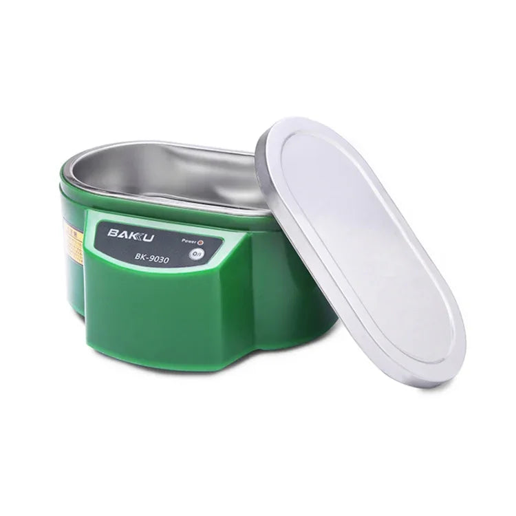 Limpeza Ultrassónica BAKU BK-9030 30W 0.8L com Ecrã LCD, AC 220V, Plug UE, BK-9030 30W 0.8L 220V Verde, BK-9030 30W 0.8L 220V Branco