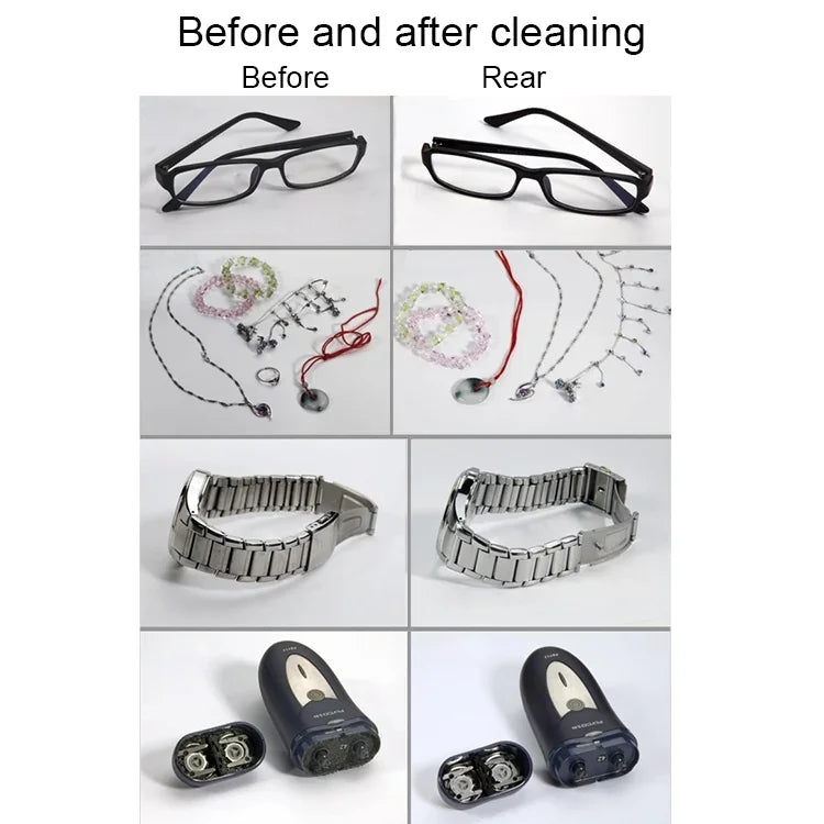 Limpeza Ultrassónica BAKU BK-3550 35W / 50W Ajustável 0.8L com Ecrã LCD, AC 220V, Plug UE, BK-3550 35W / 50W 0.8L 220V