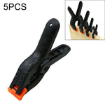 5 PCS Grampos de Mola de Nylon para Suporte de Fundo Fotográfico de Estúdio de Fotografia, Comprimento: 90mm, Comprimento: 90mm
