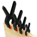 5 PCS Grampos de Mola de Nylon para Suporte de Fundo Fotográfico de Estúdio de Fotografia, Comprimento: 90mm, Comprimento: 90mm