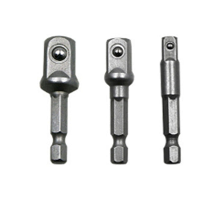 Conjunto de 3 Peças Barra de Extensão para Bits de Soquete Adaptador de Haste Hexagonal Broca para Porca (1/4, 3/8, 1/2 polegadas), Comprimento:50mm, Comprimento: 50mm