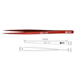 BEST BST-11C Pinça para Sobrancelhas de Ponta Extra Fina Colorida, BST-11C