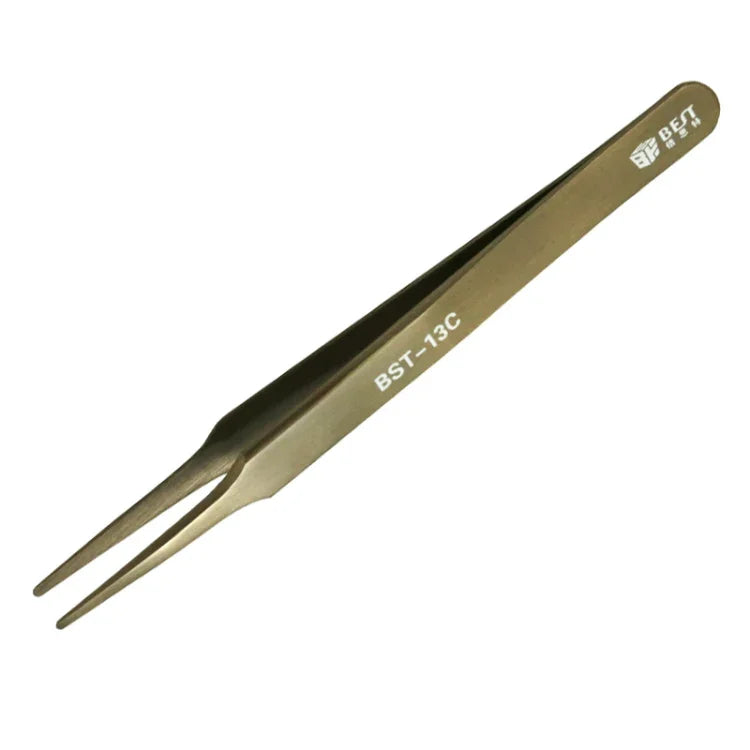 BEST BST-13C Pinça para Sobrancelhas de Ponta Extra Fina Colorida, BST-13C