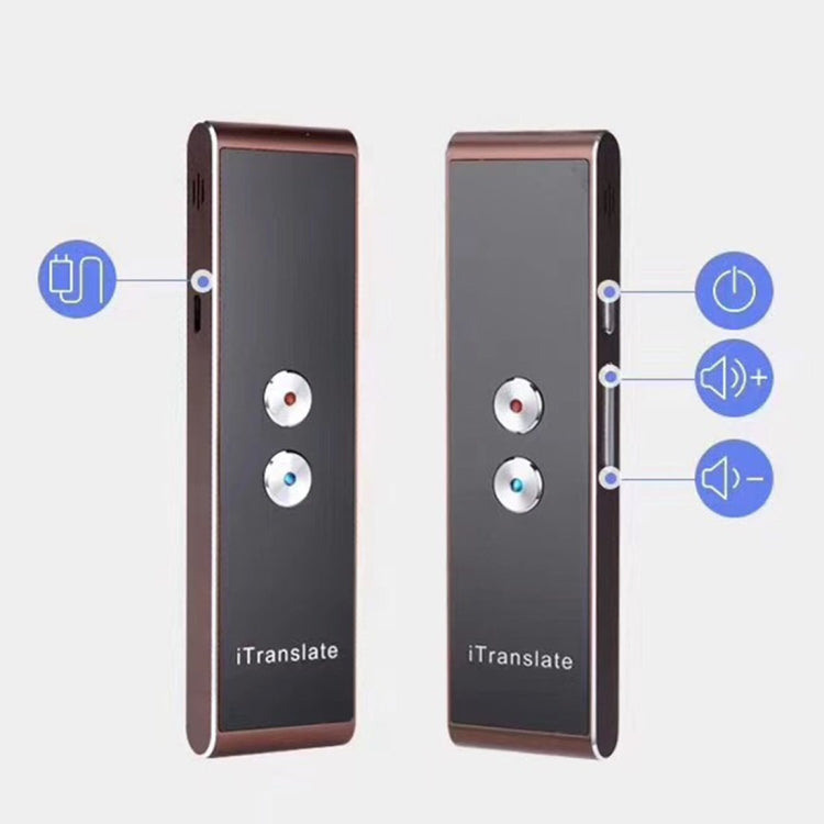 Tradutor de Voz Inteligente de Bolso T8 Tradução de Fala em Tempo Real com Microfone Duplo, Suporta 33 Línguas