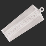 Wedge Feeler Gap 45-60mm Stainless Steel Ruler Inspection Taper Gauge Metric Imperial Measure Tool, 45-60mm Metric Imperial