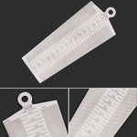 Wedge Feeler Gap 45-60mm Stainless Steel Ruler Inspection Taper Gauge Metric Imperial Measure Tool, 45-60mm Metric Imperial