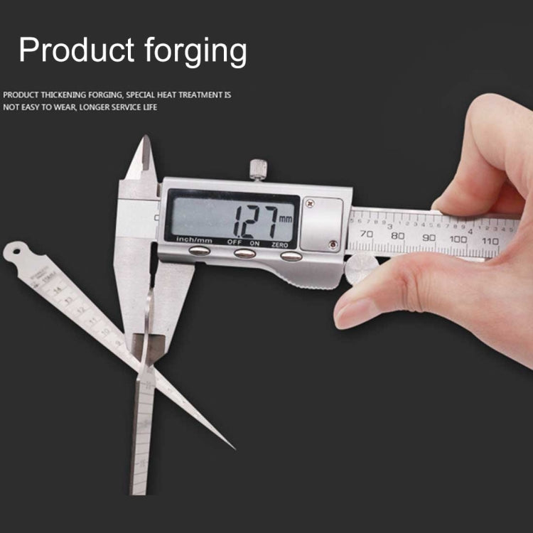 Wedge Feeler Gap 45-60mm Stainless Steel Ruler Inspection Taper Gauge Metric Imperial Measure Tool, 45-60mm Metric Imperial