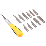 Conjunto de Facas de Escultura de Alta Qualidade WLXY WL-9305, Comprimento da Faca: 15,5cm, WL-9305