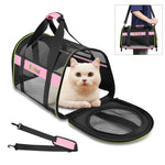 FUNADD Bolsa de Transporte para Animais de Estimação para Viagem, Bolsa de Ombro Dobrável, Bolsa de Transporte