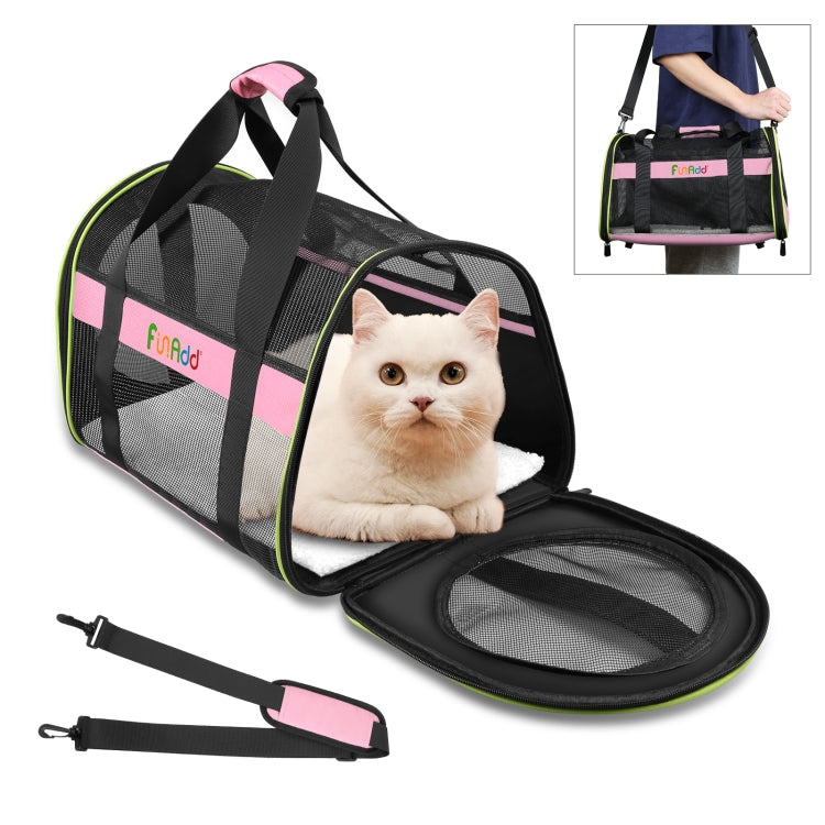 FUNADD Bolsa de Transporte para Animais de Estimação para Viagem, Bolsa de Ombro Dobrável, Bolsa de Transporte