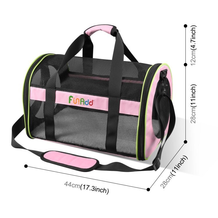 FUNADD Bolsa de Transporte para Animais de Estimação para Viagem, Bolsa de Ombro Dobrável, Bolsa de Transporte