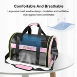 FUNADD Bolsa de Transporte para Animais de Estimação para Viagem, Bolsa de Ombro Dobrável, Bolsa de Transporte