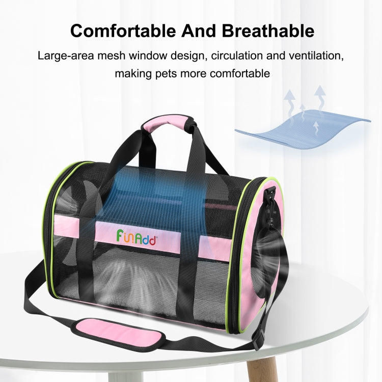 FUNADD Bolsa de Transporte para Animais de Estimação para Viagem, Bolsa de Ombro Dobrável, Bolsa de Transporte