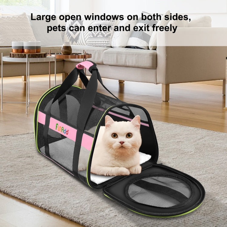 FUNADD Bolsa de Transporte para Animais de Estimação para Viagem, Bolsa de Ombro Dobrável, Bolsa de Transporte
