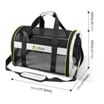 FUNADD Bolsa de Transporte para Animais de Estimação para Viagem, Bolsa de Ombro Dobrável, Bolsa de Transporte