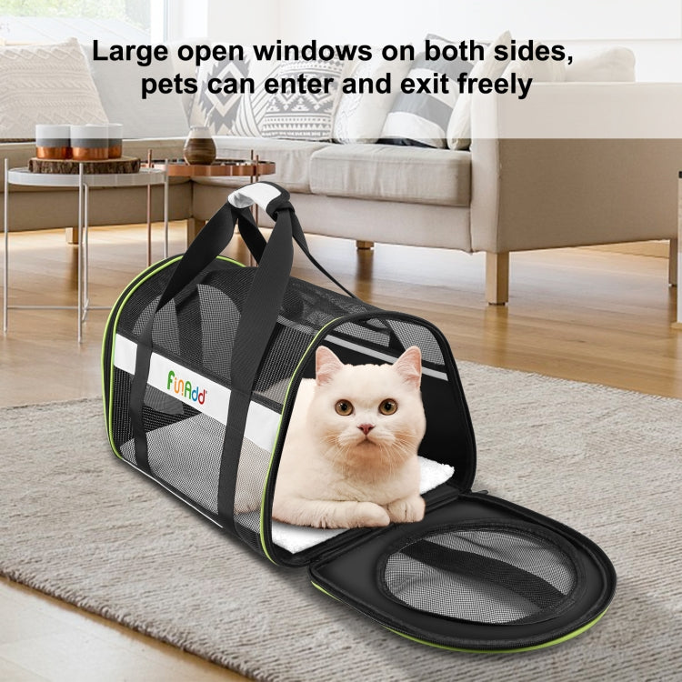 FUNADD Bolsa de Transporte para Animais de Estimação para Viagem, Bolsa de Ombro Dobrável, Bolsa de Transporte