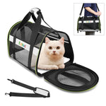 FUNADD Bolsa de Transporte para Animais de Estimação para Viagem, Bolsa de Ombro Dobrável, Bolsa de Transporte