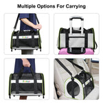 FUNADD Bolsa de Transporte para Animais de Estimação para Viagem, Bolsa de Ombro Dobrável, Bolsa de Transporte