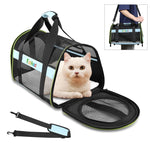 FUNADD Bolsa de Transporte para Animais de Estimação para Viagem, Bolsa de Ombro Dobrável, Bolsa de Transporte