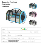 FUNADD Bolsa de Transporte para Animais de Estimação para Viagem, Bolsa de Ombro Dobrável, Bolsa de Transporte