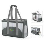 FUNADD Bolsa Portátil e Respirável para Animais, Bolsa de Ombro para Exterior, Bolsa Respirável para Animais