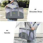 FUNADD Bolsa Portátil e Respirável para Animais, Bolsa de Ombro para Exterior, Bolsa Respirável para Animais