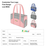 FUNADD Bolsa Portátil e Respirável para Animais, Bolsa de Ombro para Exterior, Bolsa Respirável para Animais