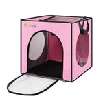 Caixa de Secagem para Banho de Animais FUNADD Secador Portátil Dobrável, Adequado para Animais até 5kg, Gaiola de Secagem Dobrável