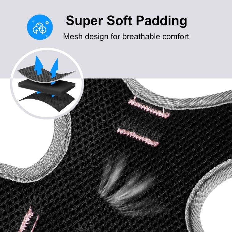 FunAdd Corda de Tração Colete Respirável Refletor de Nylon para Animais Arnês para Cão, Tamanho: M, Tamanho: M