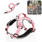 FunAdd Corda de Tração Colete Respirável Refletor de Nylon para Animais Arnês para Cão, Tamanho: M, Tamanho: M