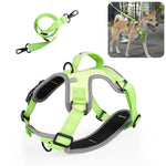 FunAdd Corda de Tração Colete Respirável Refletor de Nylon para Animais Arnês para Cão, Tamanho: M, Tamanho: M