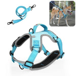 FunAdd Corda de Tração Colete Respirável Refletor de Nylon para Animais Arnês para Cão, Tamanho: M, Tamanho: M