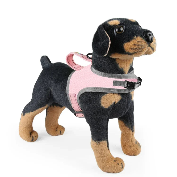 FunAdd Corda de Tração Colete Respirável Refletor de Nylon para Animais Arnês para Cão, Tamanho: S, Tamanho: S