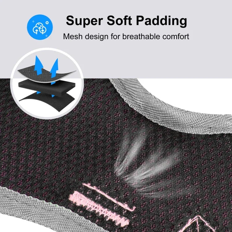 FunAdd Corda de Tração Colete Respirável Refletor de Nylon para Animais Arnês para Cão, Tamanho: S, Tamanho: S