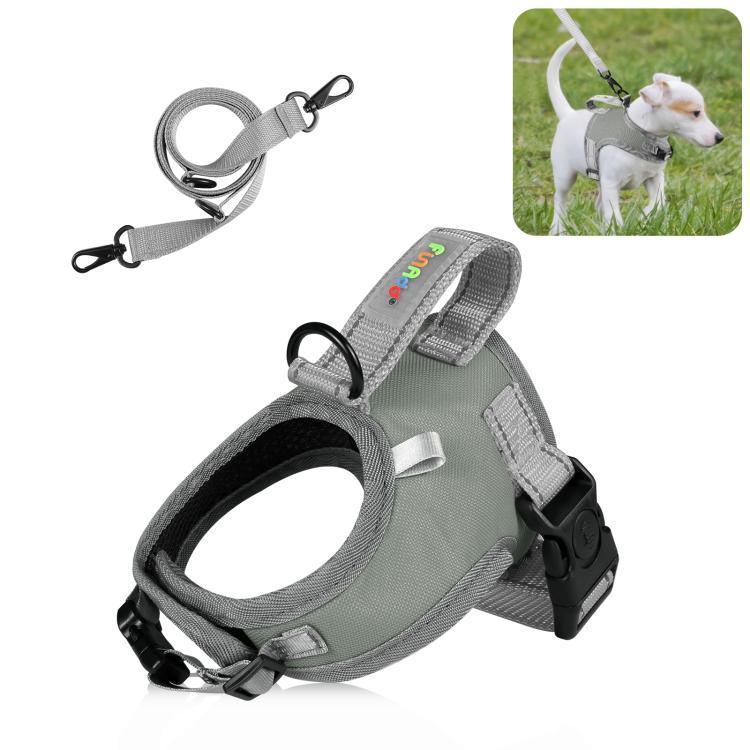 FunAdd Corda de Tração Colete Respirável Refletor de Nylon para Animais Arnês para Cão, Tamanho: S, Tamanho: S