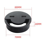 Tampa Redonda para Orifício de Cabo USB de Tomada de Secretária 80mm, Suporte Enrolador