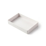 Caixa Pequena de Armazenamento de Arquivos para Secretária, Montável e Removível, 0115-3 (Verde Azul), 0115-3 (Cinza Branco)