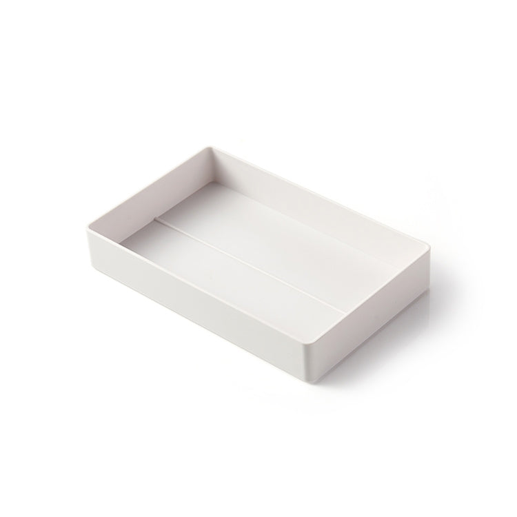 Caixa Pequena de Armazenamento de Arquivos para Secretária, Montável e Removível, 0115-3 (Verde Azul), 0115-3 (Cinza Branco)