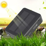 RF-V34 Ovelha Vaca Gado Pecuária IP67 à Prova de Água Solar GSM GPS WiFi Rastreamento sem Placa Inferior Fixa, Suporta Monitorização por Voz & Alarme Anti-remover & SOS, Rastreamento GPS WiFi