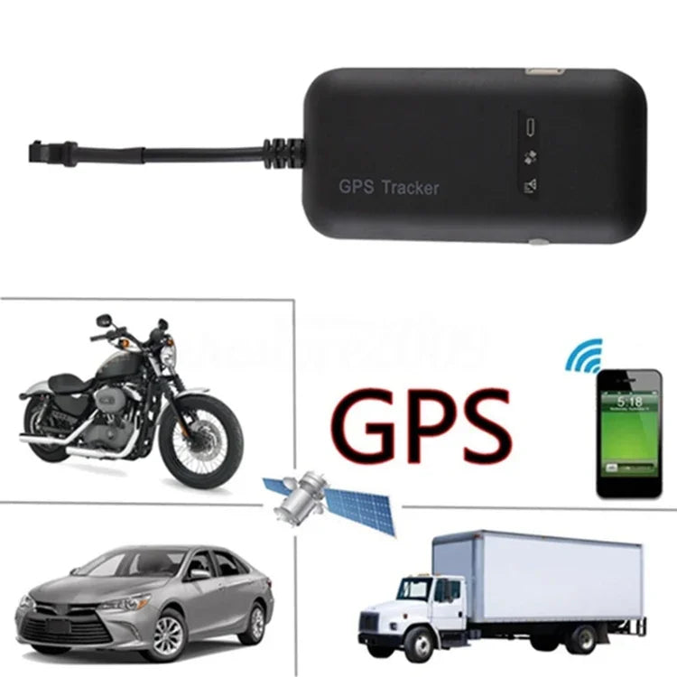 Dispositivo Inteligente de Rastreamento GPS em Tempo Real para Carro e Motociclo com Luz Indicadora LED, Antena GSM e Antena GPS Integradas, GPS para Motociclo
