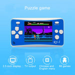 Consola de Jogos Portátil Retro RS-1, LCD de 2,5 polegadas 8 Bits a Cores Verdadeiras, 152 Jogos Integrados