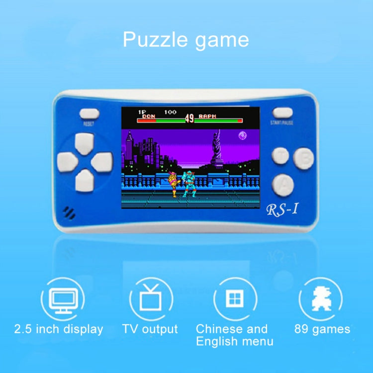Consola de Jogos Portátil Retro RS-1, LCD de 2,5 polegadas 8 Bits a Cores Verdadeiras, 152 Jogos Integrados