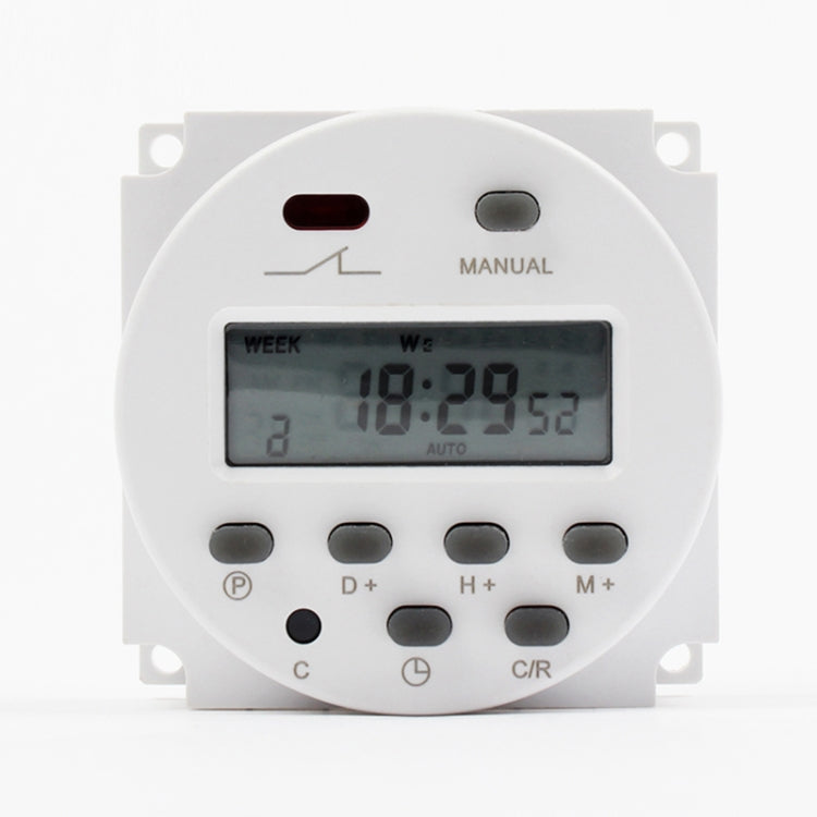 Temporizador Digital LCD Microcomputador CN101A DC12V, DC12V